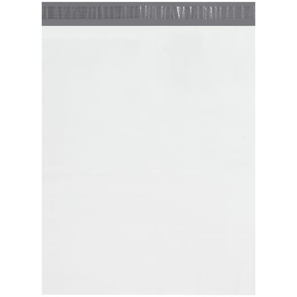 Partners Brand Poly Mailers with Tear Strip, 19" x 24", White, PK250 B911 Zoro